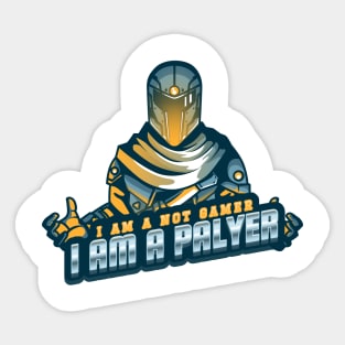 i am a player Sticker